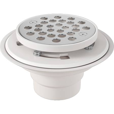 PROFLO 2" or 3" PVC Tile Shower Drain with Stainless Steel Strainer Stainless Steel