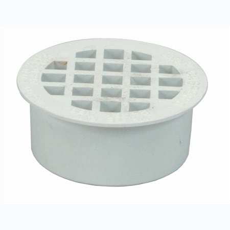 PROFLO 3" PVC All Plastic Snap-In Drain White