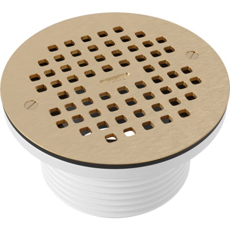 PROFLO 6" Brass Grate with 4" Adjustable Drain Brass
