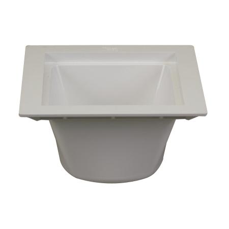 PROFLO 4" Floor Drain Less Grid White