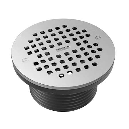 PROFLO 6" Grate with 3-1/2" Adjustable Drain Barrel Top Nickel