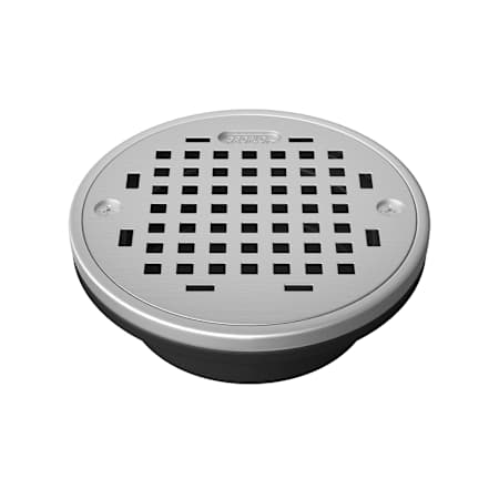 PROFLO 2" or 3" PVC Shower Drain with 4" Stainless Steel Strainer Nickel