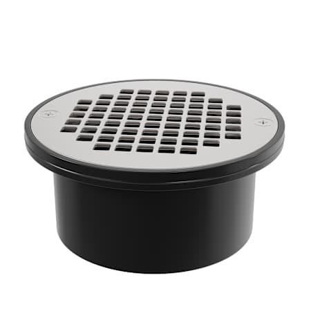 PROFLO 3" or 4" ABS Shower Drain with 5" Stainless Steel Strainer Chrome