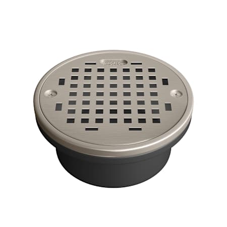 PROFLO 3"or 4" ABS Shower Drain with 5" Nickel Strainer Nickel