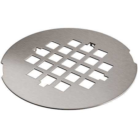 PROFLO 4-1/4" Snap-In Shower Strainer Brushed Nickel