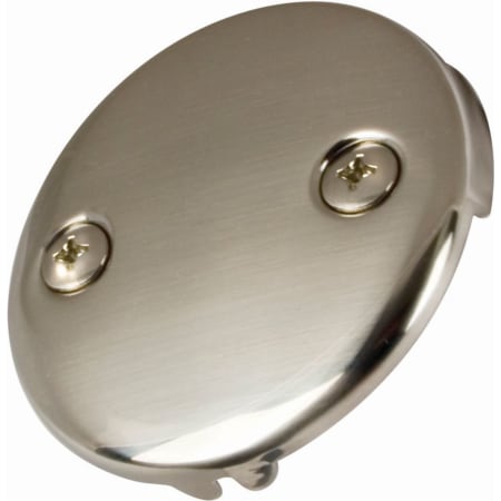 PROFLO Waste and Overflow - Two Hole Plate Brushed Nickel