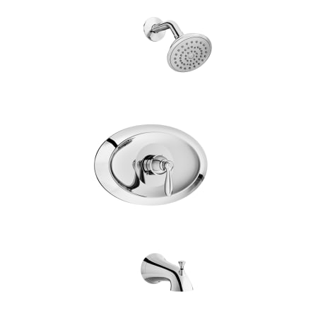 PROFLO Tub and Shower Trim Package with 1.75 GPM Single Function Shower Head and Tub Spout Chrome