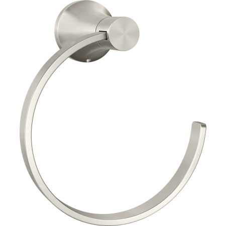 PROFLO Orrs 6-7/8" Wall Mounted Towel Ring Brushed Nickel