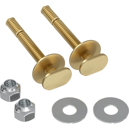 PROFLO 1/4" x 2-1/4" Brass Snap Closet Bolt Pair N/A
