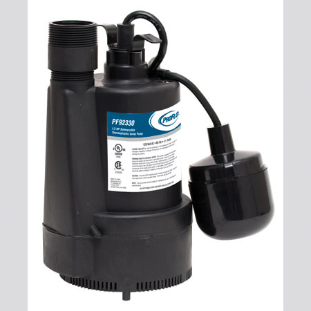 PROFLO 1/3 HP Plastic Sump Pump with Base N/A