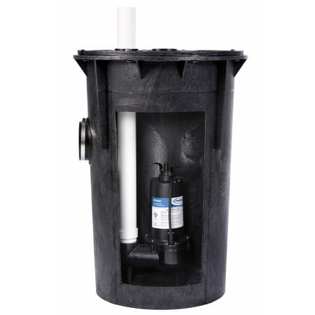 PROFLO 1/2 HP Simplex Sewage Pump Kit - Pump Includes Tethered Float Switch N/A