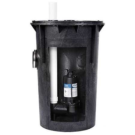 PROFLO 1/2 HP Cast Iron Sewage Pump System (2") with Tether Float Switch N/A