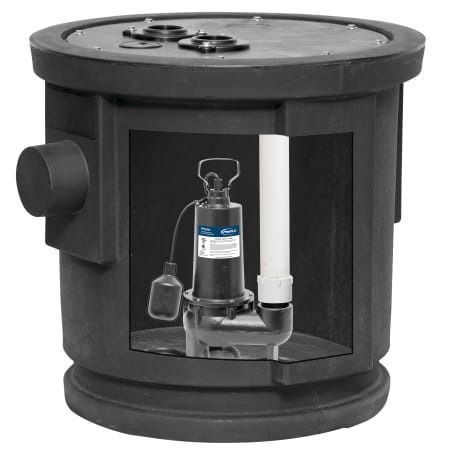 PROFLO 1/2 Horsepower Submersible Sewage Pump Kit with Cast Iron Housing and Tethered Float Switch N/A