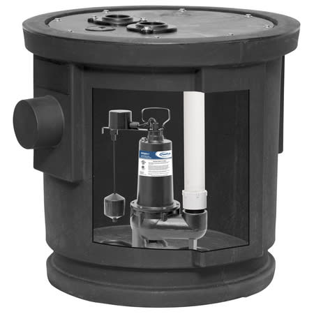 PROFLO 1/2 HP Simplex Sewage Pump Kit - Pump Includes Vertical Switch N/A