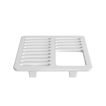 PROFLO 9-1/2" Cast Iron 3/4" Top Grate White