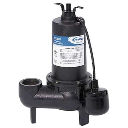 PROFLO 1/2 HP Cast Iron Sewage Pump (2") with Piggyback Tether Float N/A