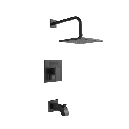 PROFLO Kelper Tub and Shower Trim Package with 1.8 GPM Single Function Shower Head - Less Rough-In Valve Matte Black
