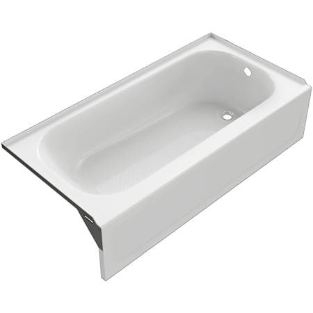 PROFLO Folsom 60" x 30" Right Hand Steel Soaking Tub White