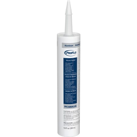 PROFLO 9.8oz 100% Silicone Caulk Sealant Aluminum