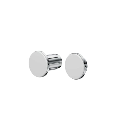PROFLO Plastic Shower Rod Holder Kit Chrome