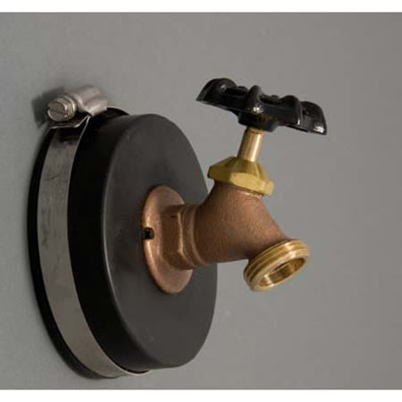 PROFLO 3" Rubber Test Cap with Hose Bibb N/A