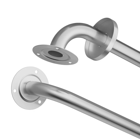 PROFLO 36 Inch Grab Bar Satin Steel