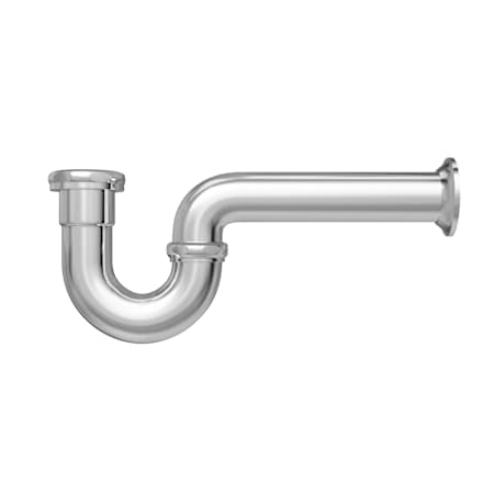 PROFLO 10-3/4" Adjustable Tubular P-Trap (1-1/4" X 1-1/2" Connections with Ground Joint) Chrome