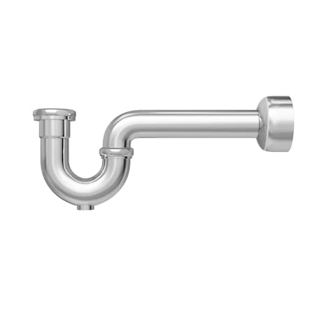 PROFLO 12-1/4" Adjustable Tubular P-Trap with Cleanout (1-1/2" X 1-1/2" Connections) Chrome