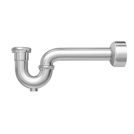 PROFLO 11-7/8" Adjustable Tubular P-Trap with Cleanout (1-1/2" X 1-1/2" Connections with cast body) Chrome
