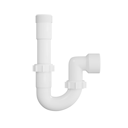 PROFLO 12-1/4" Plastic SJ Tubular P-Trap (1-1/4" X 1-1/2" Connections) White