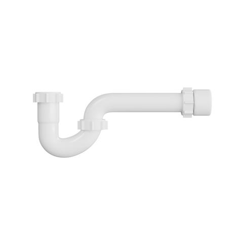 PROFLO 100 Series 1-1/4" Plastic Slip Joint Tubular P-Trap White