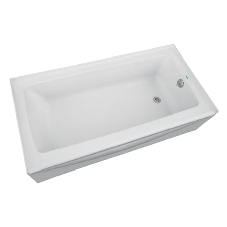 PROFLO Hillsboro 60" x 30" Three Wall Alcove Acrylic Soaking Tub with Left Drain and Overflow White