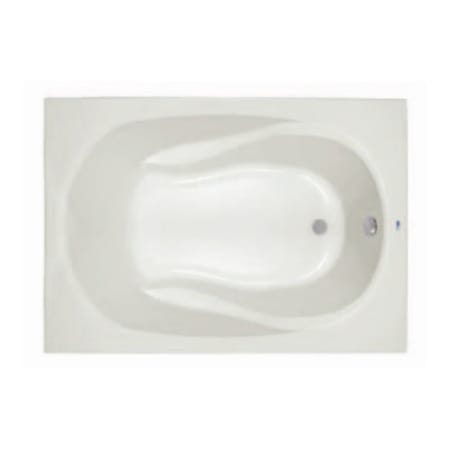 PROFLO Lansford 60" x 42" Drop In Acrylic Soaking Tub with Reversible Drain and Overflow White