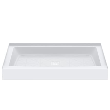 PROFLO Morenci 48" x 32" Rectangular Shower Base with Single Threshold and Center Drain White