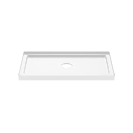 PROFLO Hammond 48" x 32" Rectangular Shower Base with Single Threshold and Center Drain White