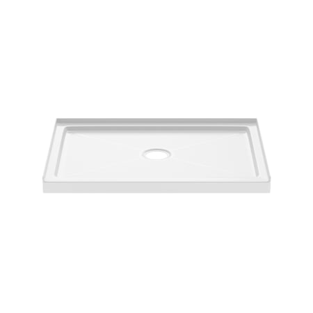 PROFLO Hammond 48" x 36" Rectangular Shower Base with Single Threshold and Center Drain White