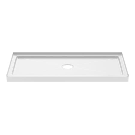 PROFLO Hammond 60" x 32" Rectangular Shower Base with Single Threshold and Center Drain White