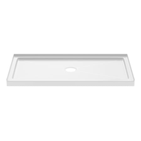 PROFLO Hammond 60" x 34" Rectangular Shower Base with Single Threshold and Center Drain White