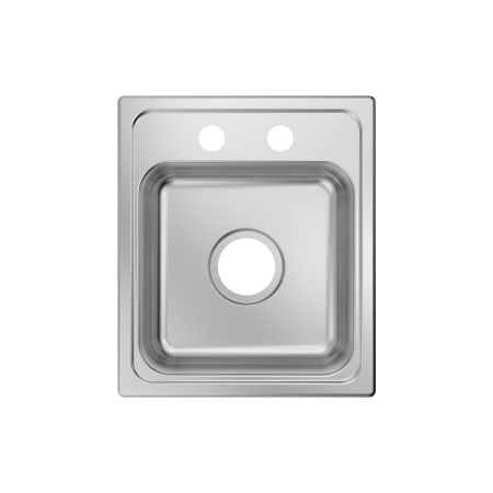 PROFLO Bealeton 15" ADA Compliant Drop In Single Basin Stainless Steel Kitchen Sink Stainless Steel
