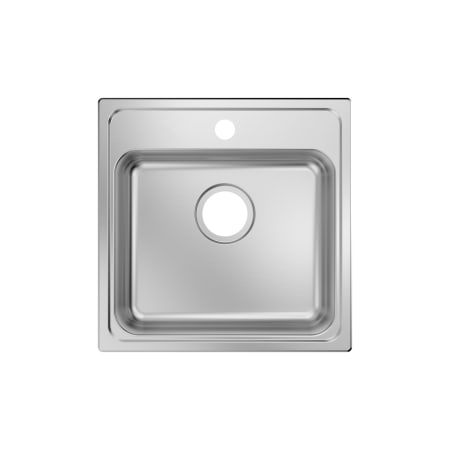 PROFLO Bealeton 19" ADA Compliant Drop In Single Basin Stainless Steel Kitchen Sink Stainless Steel