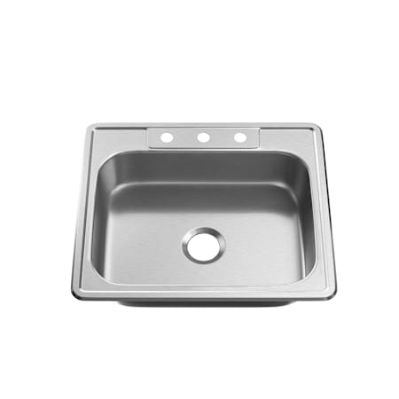 PROFLO 25" Drop In Single Basin Stainless Steel Kitchen Sink Stainless Steel