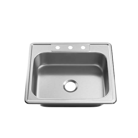 PROFLO Bealeton 25" Drop In Single Basin Stainless Steel Kitchen Sink Stainless Steel