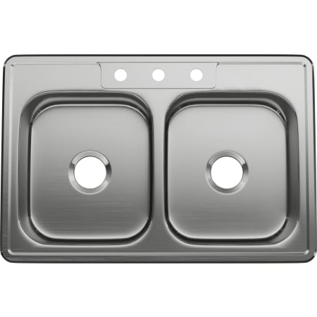 PROFLO Bealeton 33" Drop In Double Basin Stainless Steel Kitchen Sink Stainless Steel