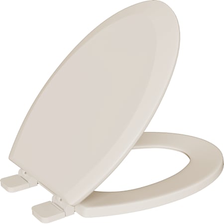 PROFLO Elongated Closed-Front Toilet Seat with Quick Release and Lid Biscuit