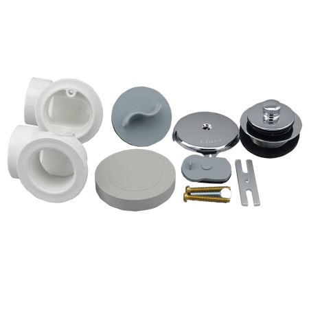 PROFLO 1-1/2" Zinc Lift and Turn Tub Drain Kit Chrome