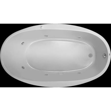 PROFLO Plus A 70" x 40" Drop In 6 Jet Whirlpool Bath Tub White