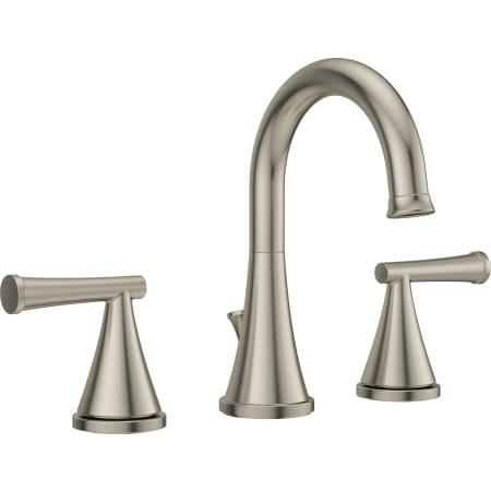 PROFLO Willett1.2 GPM Widespread Bathroom Faucet with Pop-Up Drain Assembly Brushed Nickel