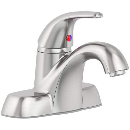 PROFLO 1.2 GPM Centerset Bathroom Faucet with Pop-Up Drain Assembly Brushed Nickel