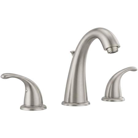 PROFLO Alvord 1.2 GPM Widespread Bathroom Faucet with Pop-Up Drain Assembly Brushed Nickel