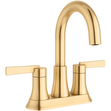 PROFLO Orrs 1.2 GPM Mini-Widespread Bathroom Faucet with Pop-Up Drain Assembly Brushed Gold